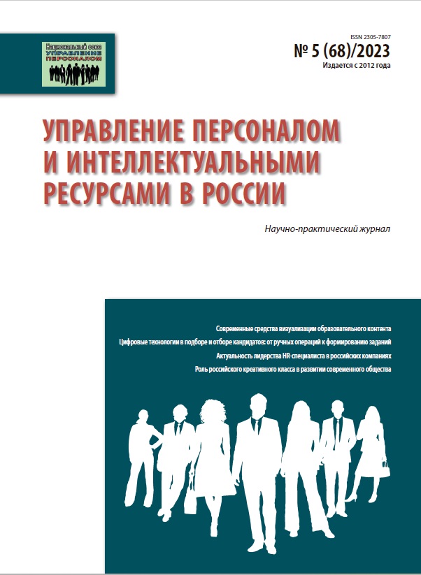                         THE CONCEPT OF THE CULTURE OF “WELL-BEING” OF EMPLOYEES  AND ITS IMPLEMENTATION IN RUSSIAN ORGANIZATIONS
            